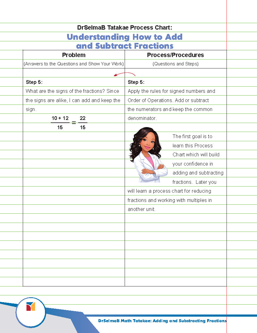 DrSelmaB Math Tatakae: Adding and Subtracting Fractions