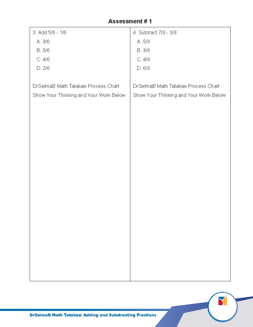 DrSelmaB Math Tatakae: Adding and Subtracting Fractions